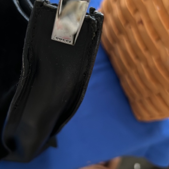 Gucci suede leather handbag - Picture 4 of 9